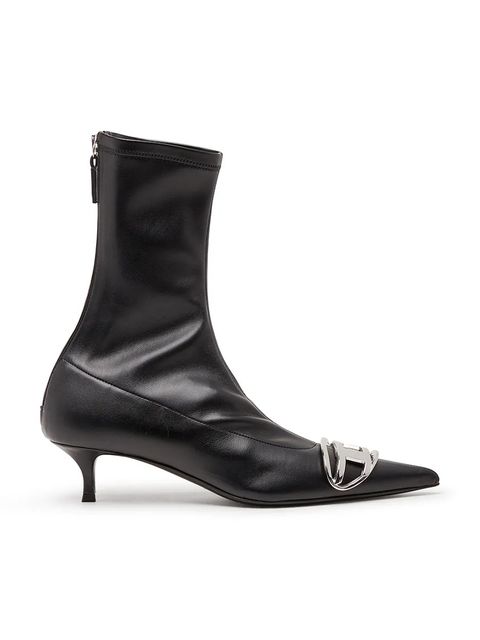 Diesel botki D-Venus Kittie Bt damskie kolor czarny na szpilce Y03409-PR818-T8013 - zdjęcie produktu nr 1