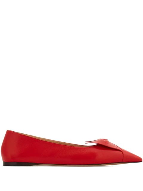 Ferragamo Bow ballerina shoes - Red - zdjęcie produktu nr 1