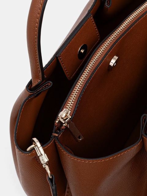 Guess torebka AMORETTE kolor brązowy HWBG78 98060