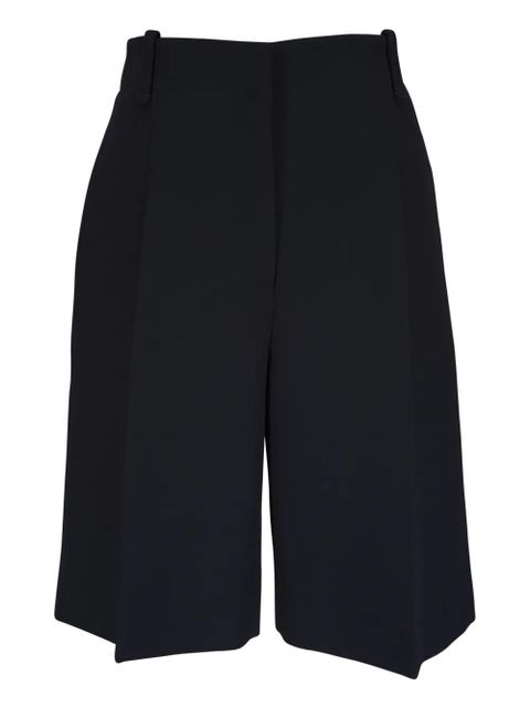 KHAITE Laden pleat-detail tailored shorts - Black - zdjęcie produktu nr 1