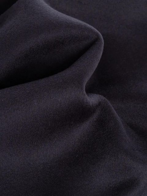 ANINE BING logo-patch scarf - Blue