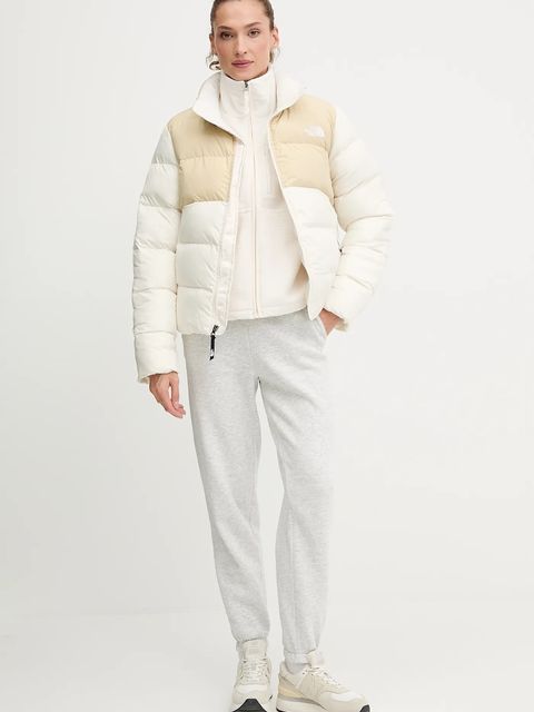 The North Face bluza polarowa Yumiori Off damska kolor beżowy gładka NF0A8EUZQLI1