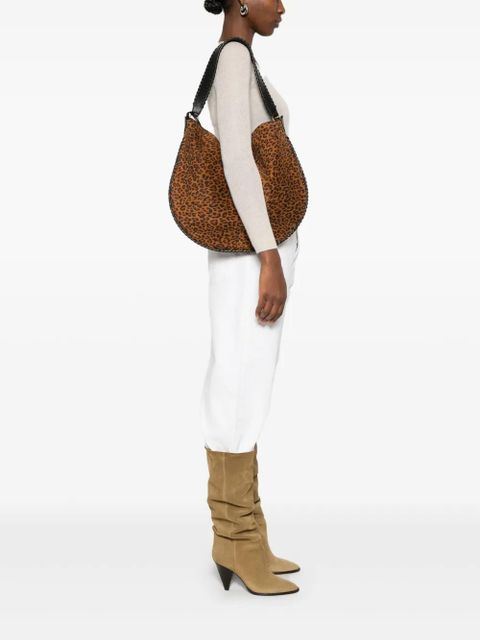 ISABEL MARANT Oskan Soft Hobo bag - Brown - zdjęcie produktu nr 2