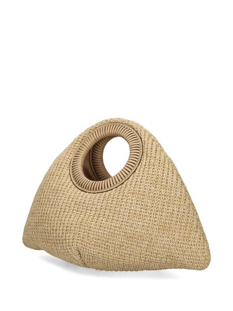 Cult Gaia Thais woven top-handle bag - Neutrals