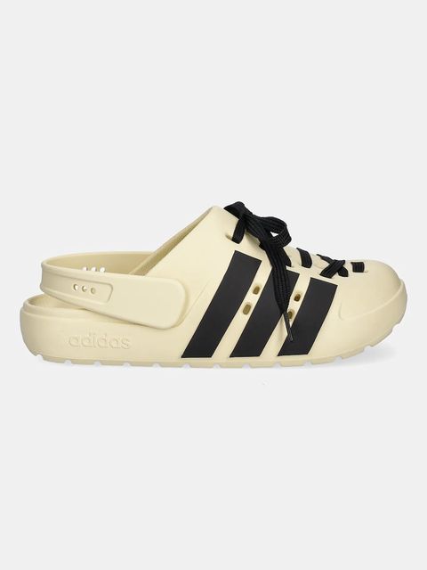 adidas klapki Adilette Clog 2.0 damskie kolor beżowy JR4026