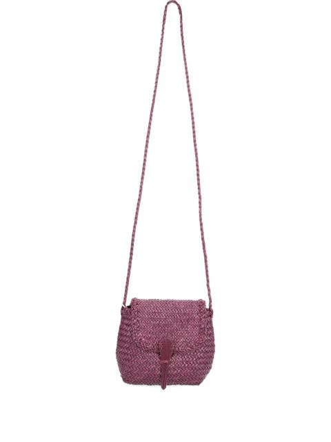 DRAGON DIFFUSION mini City woven braided shoulder bag - Purple - zdjęcie produktu nr 1