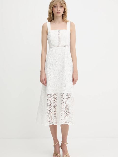 Morgan sukienka kolor biały midi dopasowana ROVIDA - zdjęcie produktu nr 1