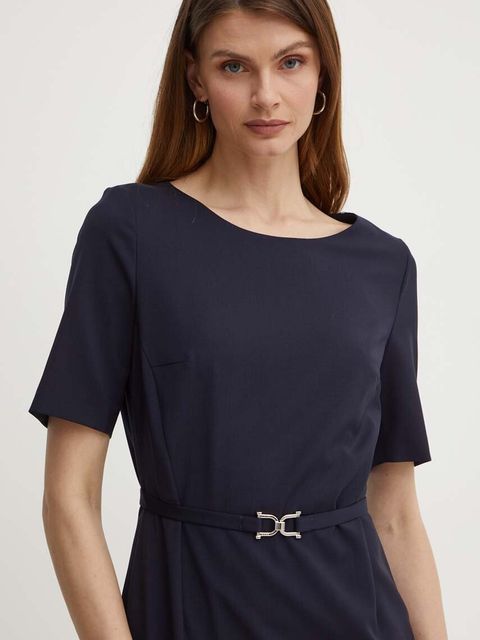 BOSS sukienka wełniana