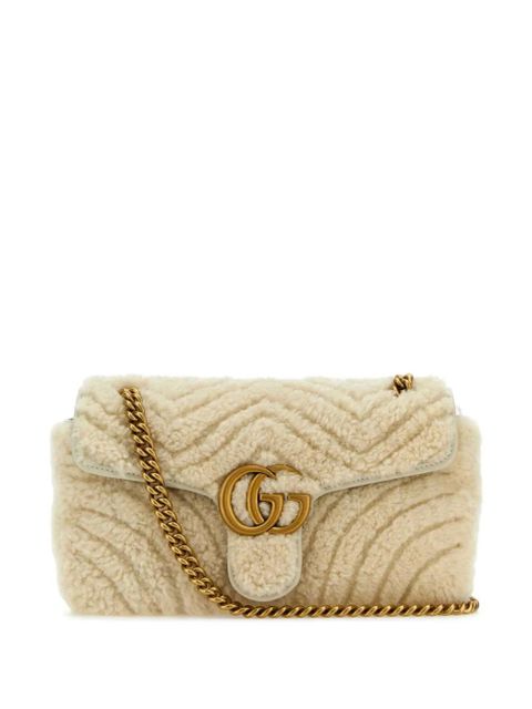 Gucci small GG Marmont shoulder bag - Neutrals