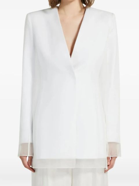 Max Mara double-layered organza jacket - White - zdjęcie produktu nr 2