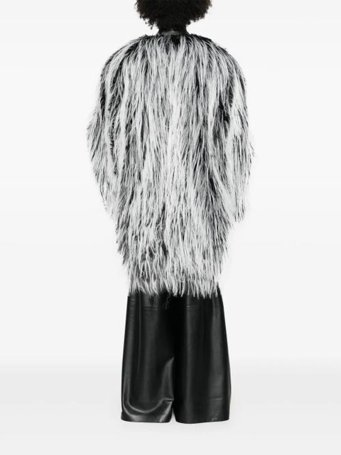 Sportmax Adesso faux fur coat - Black