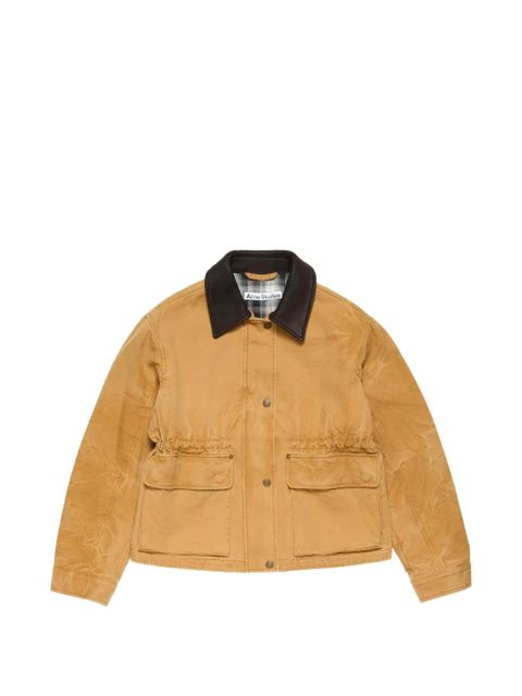 Acne Studios drawstring collar jacket - Neutrals - zdjęcie produktu nr 1