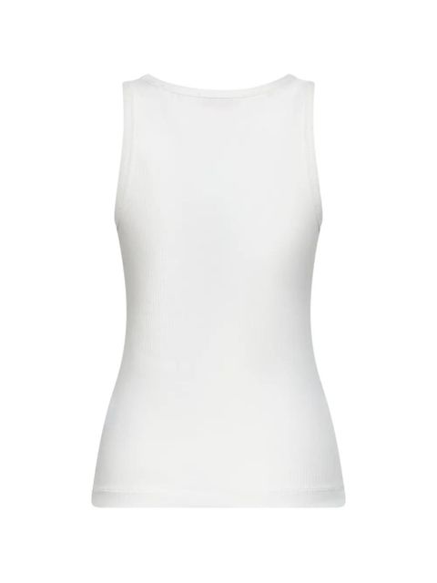 Diesel logo-plaque tank top - White - zdjęcie produktu nr 2
