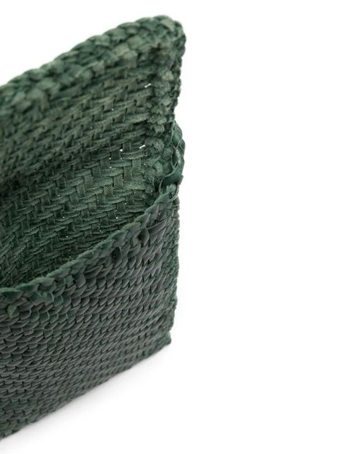 DRAGON DIFFUSION interwoven-design phone-case bag - Green