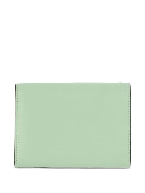Marni logo-embroidered tri-fold wallet - Green - zdjęcie produktu nr 2