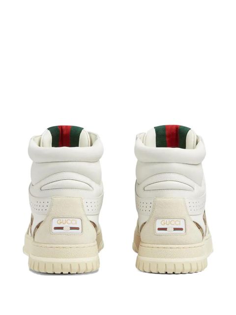 Gucci Re-Web high-top sneakers - White - zdjęcie produktu nr 2