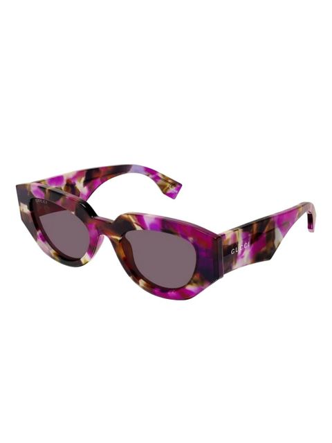 Gucci cat-eye frame sunglasses - Purple - zdjęcie produktu nr 2