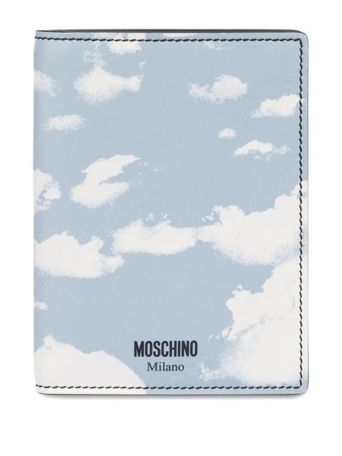 Moschino leather wallet - Blue - zdjęcie produktu nr 1