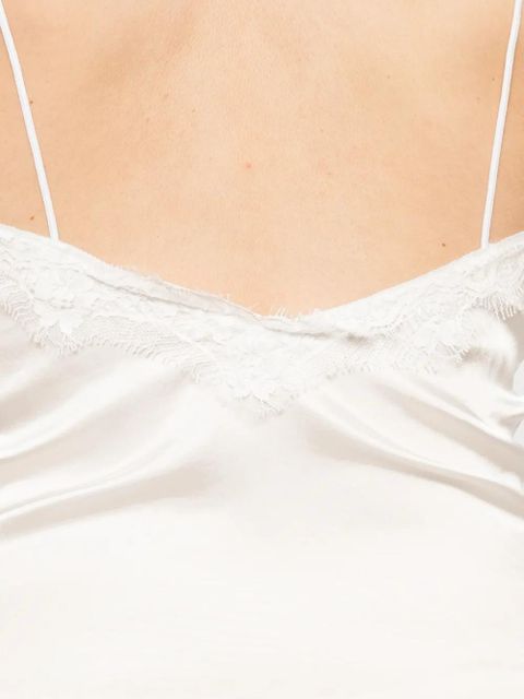 Oséree lace-trim bridal dress - White