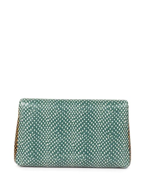 DRIES VAN NOTEN envelope clutch bag - Green