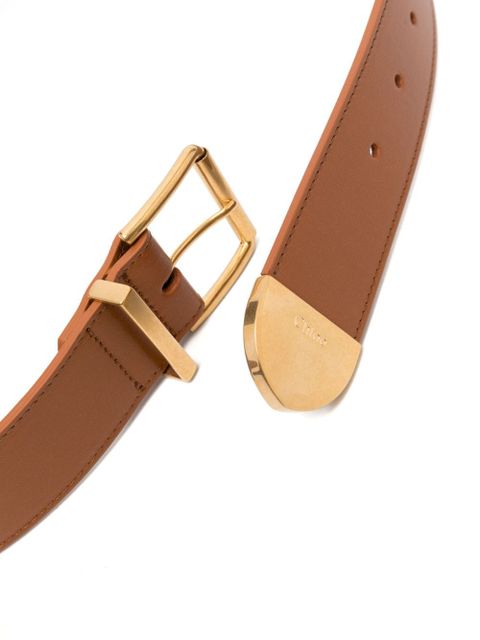 Chloé Rebeca leather belt - Brown