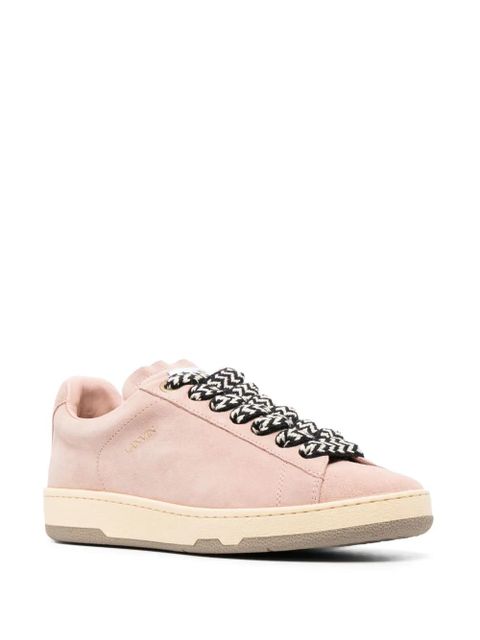 Lanvin Lite Curb suede sneakers - Pink - zdjęcie produktu nr 2
