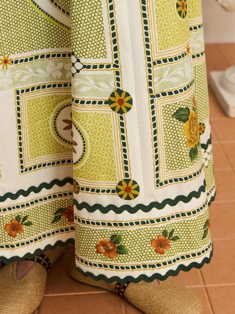 ALEMAIS Dixie Summer floral-print maxi dress - Yellow