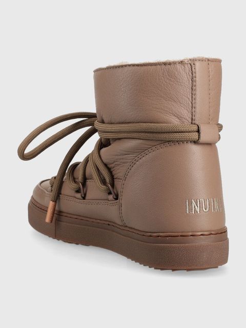 Inuikii śniegowce skórzane Full Leather kolor brązowy 1001.003.0251.163
