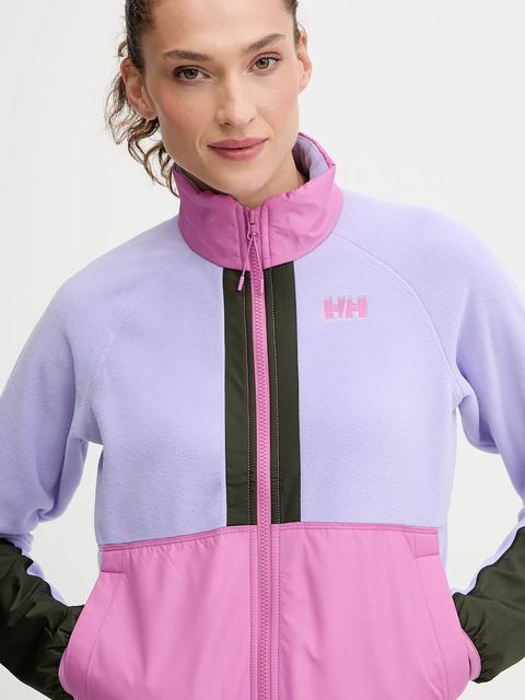 Helly Hansen bluza sportowa Rig kolor fioletowy wzorzysta 54078