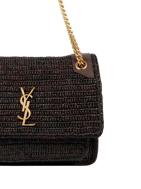 Saint Laurent medium Niki logo shoulder bag - Brown