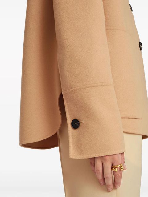 Jil Sander cashmere shirt jacket - Brown