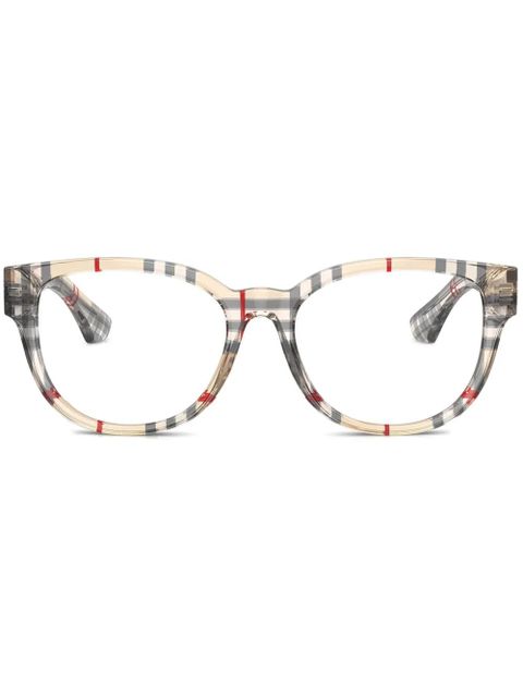 Burberry Eyewear Vintage Check glasses - Grey - zdjęcie produktu nr 1