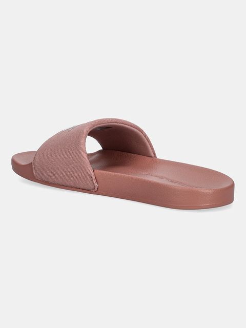 Calvin Klein Jeans klapki SLIDE MONOGRAM WN LOGO CK damskie kolor różowy YW0YW01967