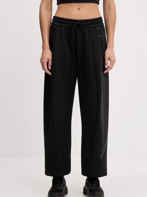 adidas spodnie dresowe x Z.N.E damskie kolor czarny gładkie JW7773 - zdjęcie produktu nr 1