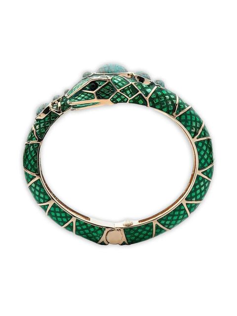 Aquazzura Serpente bangle bracelet - Green