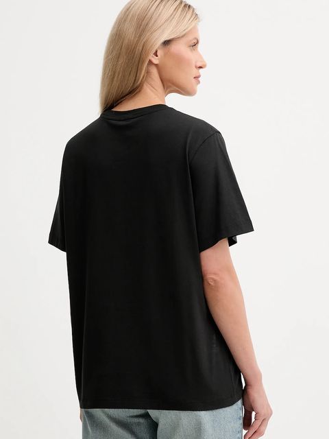 Kenzo t-shirt bawełniany damski kolor czarny FF52TS5524SO