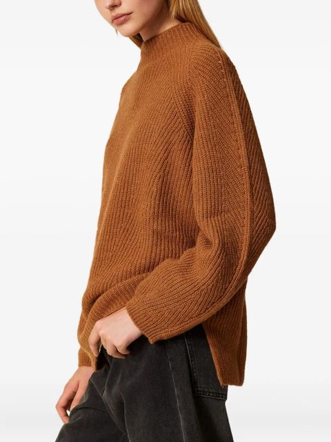 TWINSET turtle neck sweater - Brown - zdjęcie produktu nr 2