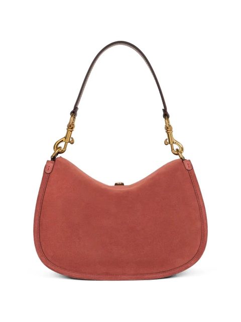 ETRO medium Pony suede buckle shoulder bag - Red