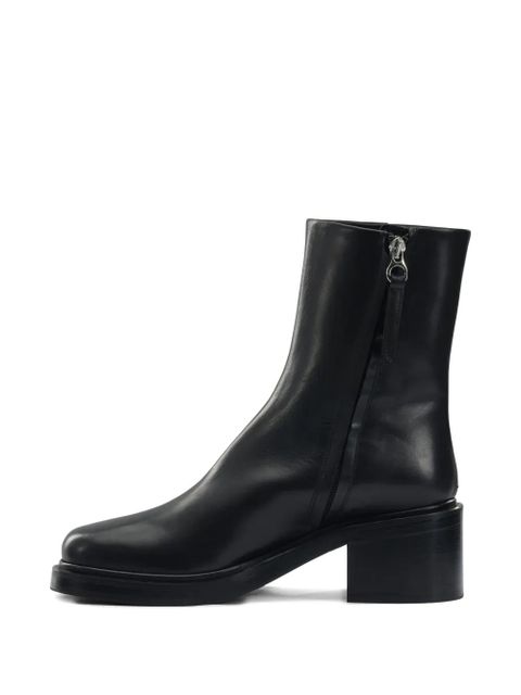 Aeyde 65mm Teddy boots - Black