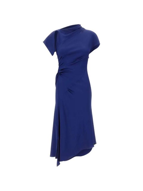 Victoria Beckham twist asymmetric dress - Blue - zdjęcie produktu nr 1
