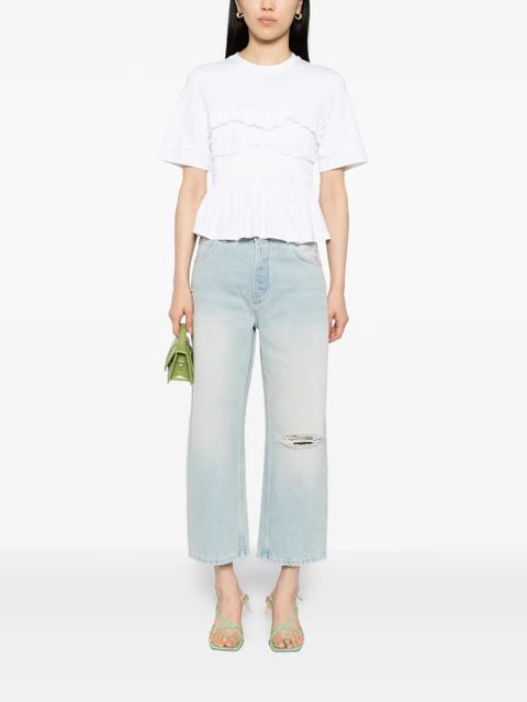 Free People Deep Trance Dropped Boyfriend Jeans - Blue - zdjęcie produktu nr 2