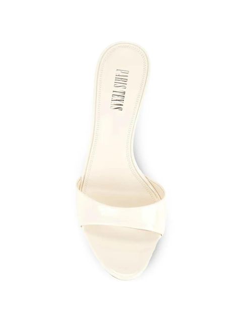 Paris Texas Lidia leather heeled sandals - White