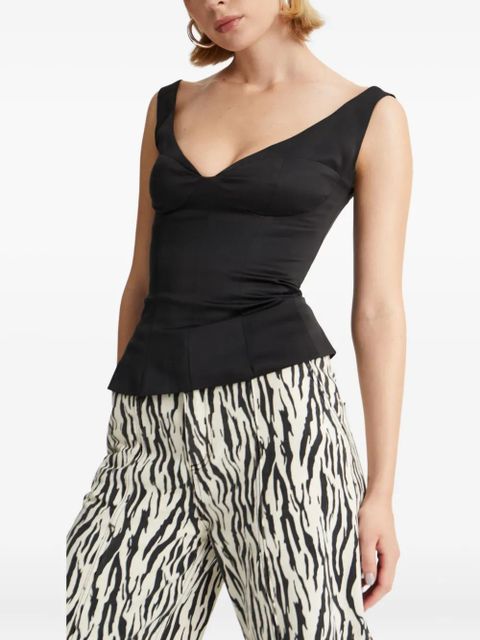 ROTATE BIRGER CHRISTENSEN sleeveless top - Black