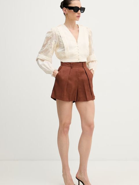 Silvian Heach bluzka koszulowa damska bawełniana AGRIN - zdjęcie produktu nr 1