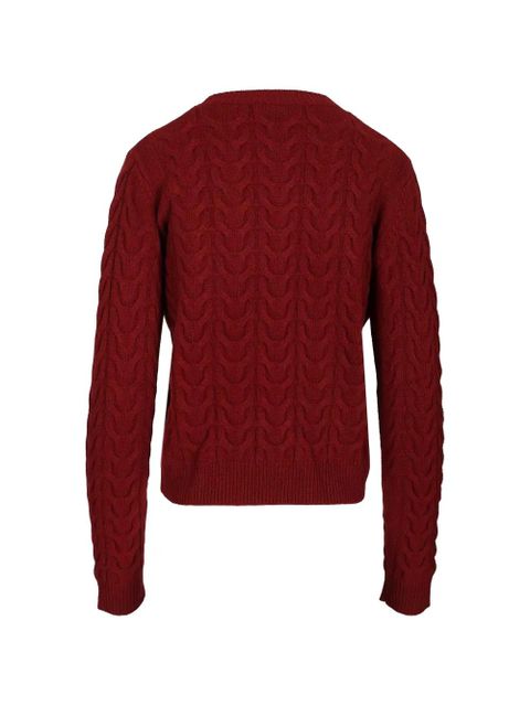 Max Mara cable-knit cashmere jumper - Red - zdjęcie produktu nr 2