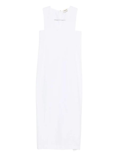 KHAITE Avery midi dress - White