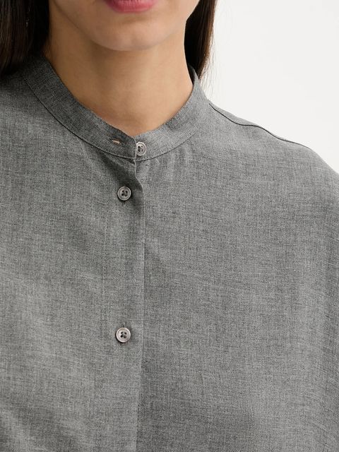 Marc O'Polo koszula damska kolor szary regular 600088042277