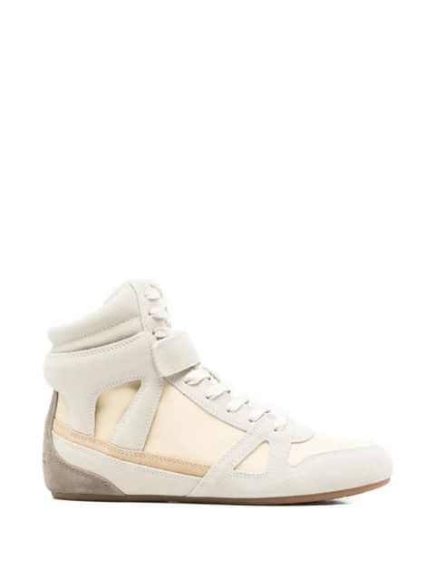 ISABEL MARANT Senny High suede sneakers - Grey - zdjęcie produktu nr 1