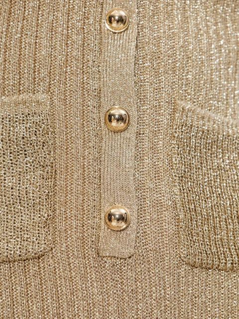 Self-Portrait long-sleeve ruffled dress - Neutrals