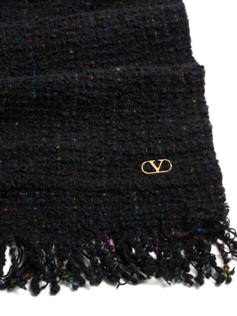 Valentino Garavani VLogo Signature scarf - Black